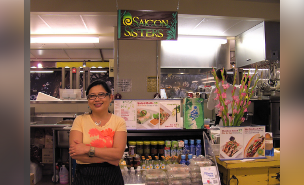 Owner Mary Nguyen Aragoni stands at the French Market location of Saigon Sisters